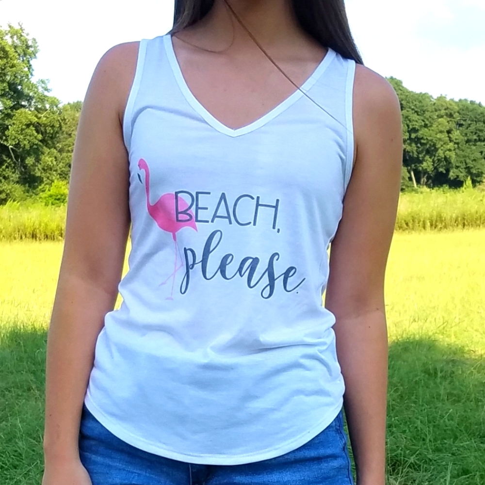 Beach please tank